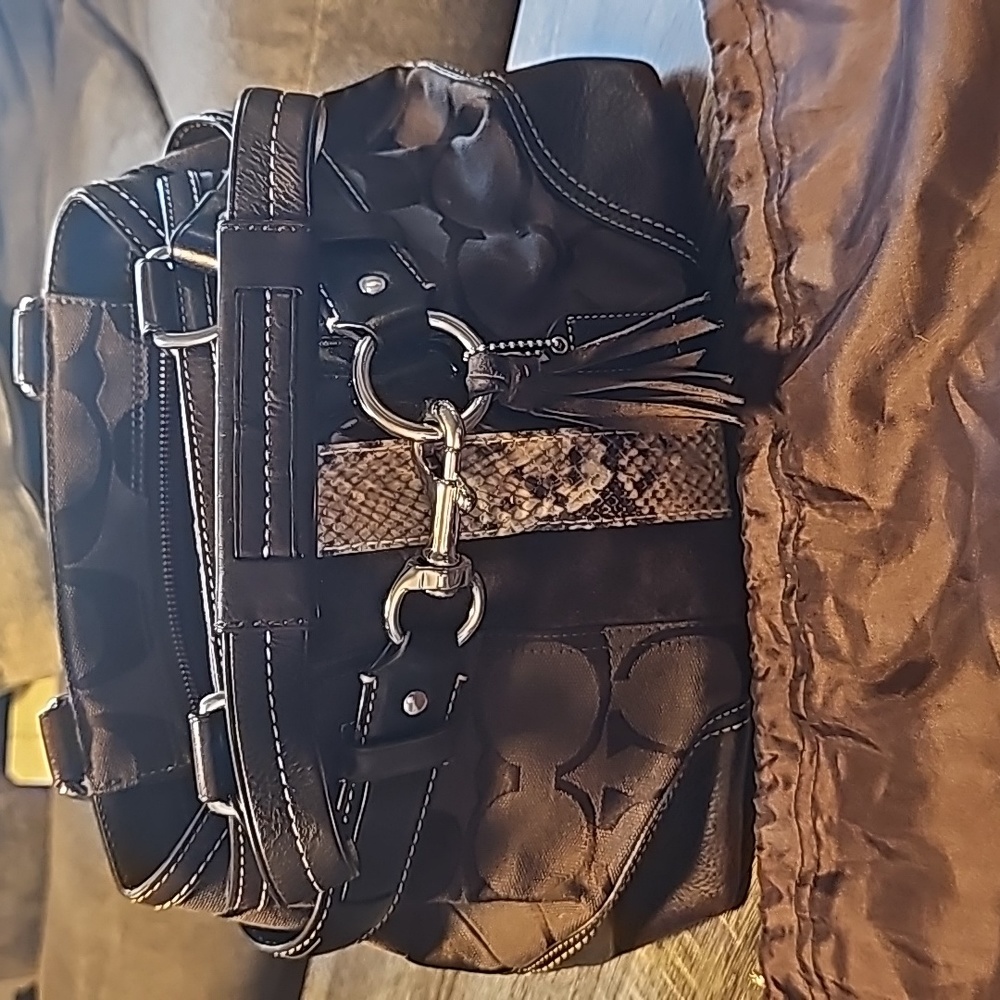 Coach handbag with dust bag